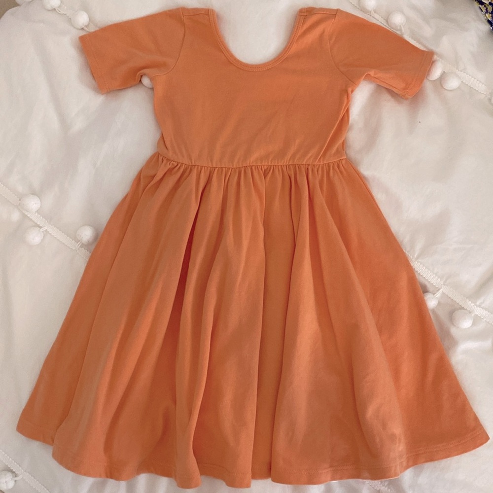 ALICE AMES SHORT SLEEVE BALLET DRESS IN CADMIUM ORANGE Size 5